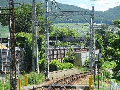 林檎の香りの中で長野電鉄長野線9